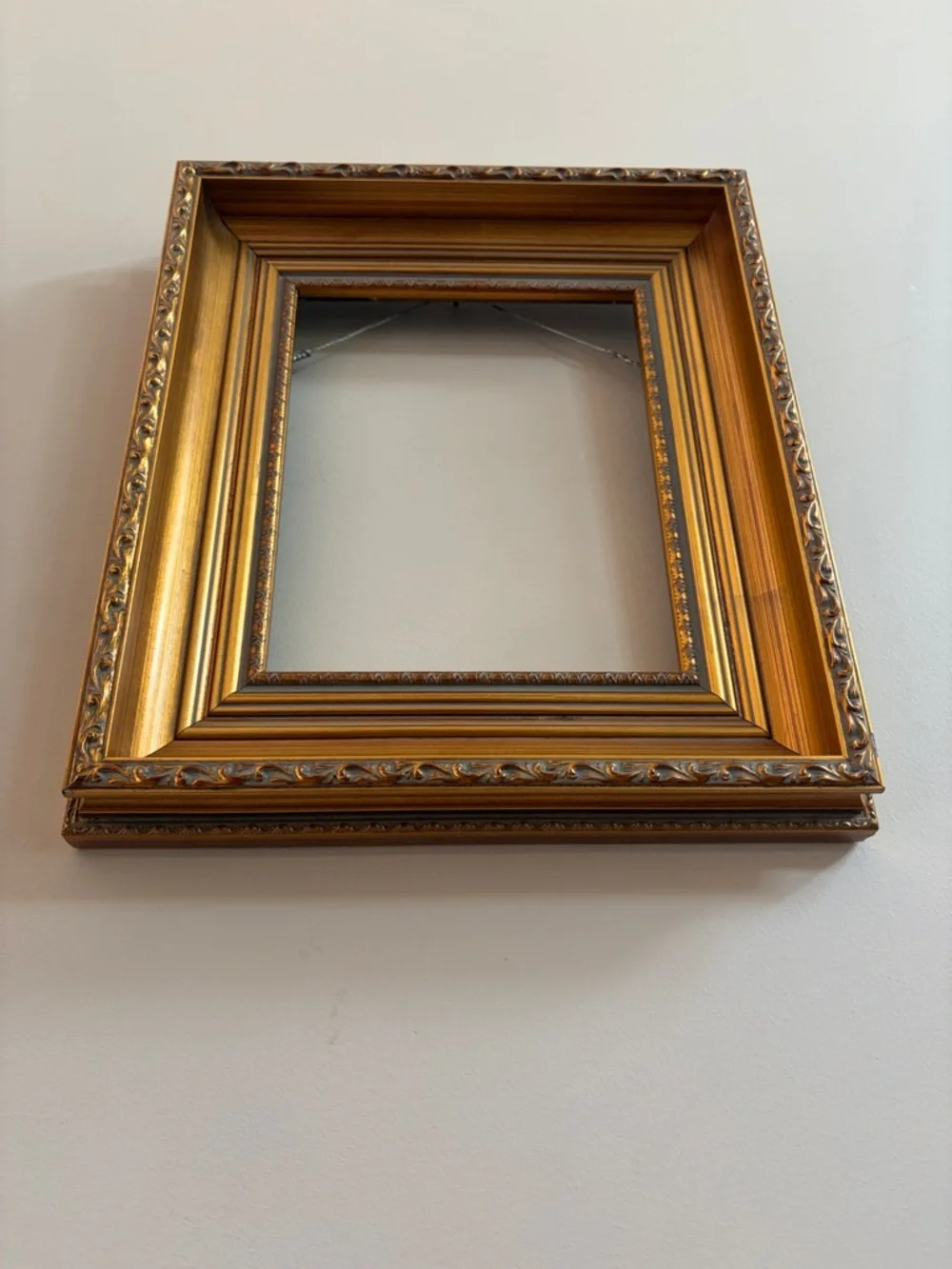 Gold Leaf Ornate Embossed Wood Picture Frame Art Artwork Wall Decor Home Accents